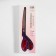 Clothing scissors, mowed blade, 10 ", 26.5 cm, color gasoline