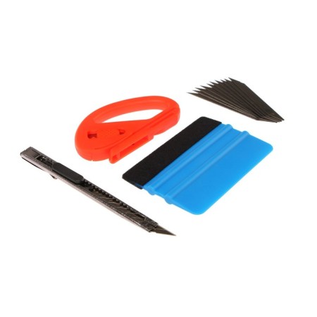 Tool for pasting a car with a film, set 4 pcs