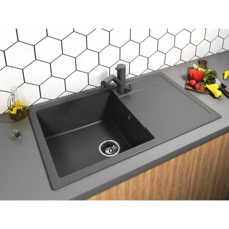 Dr.gans kitchen washing “Techno-860” 860x510 mm, h = 217 mm, black color-2