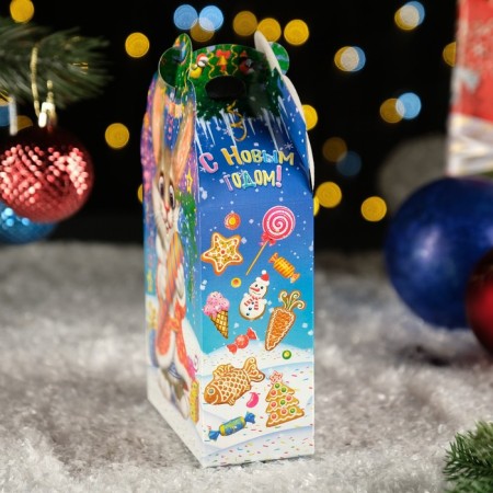 Gift box "Hare-Kot" Neon, 14 x 10 x 22.3 cm-2