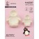 Printing for the test and mastic of the Penguin, set 2 pcs, plastic, dairy