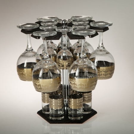 Mini-bar 18 objects Wine Carousel Byzantium, dark 240/55/50 ml
