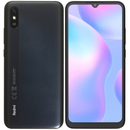 Smartphone Xiaomi Redmi 9a RU, 6.53 ", IPS, 2GB, 32GB, 13MP, 5MP, 5000 mam, gray