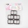 Wire buckle, 4.6 × 3.4 cm, 38 mm, 5 pcs, black nickel color