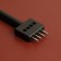 Set of lowercase round punch for the skin, step = 5 mm, 3 pcs, black color