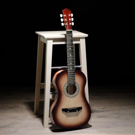 Acoustic guitar 6 string, size 3/4, strings metal