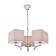 Chandelier "Edison", 3x75W E27, chrome 39x36.5x18 cm