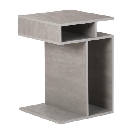 Black Bolero table, 440x440x620, concrete-3