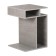 Black Bolero table, 440x440x620, concrete