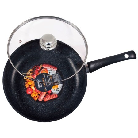 Deep pan -londom pan, with a lid, d = 22 cm-2