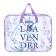 Folder with A4+handles, 360 x 290 x 70 mm, textile, Erichkrause Lavender 56973