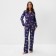Female pajamas (shirt and trousers) KAFTAN Zebra size 40-42, Blue color