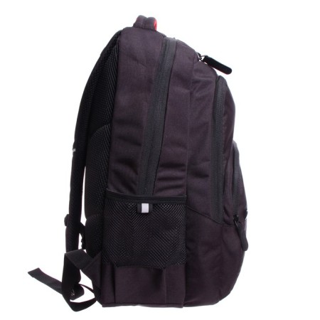 Youth backpack 45 x 32 x 23 cm, ergonomic back, laptop department, Grizzly 330, black RU-330-2_1-3