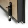 Lockland door stop, black color