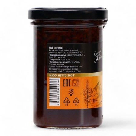 Altai honey with an extract of ginseng root, 330 g-1