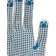 Gloves, x/b, knitting class 7, with PVC dots, white, set (5 pcs.)