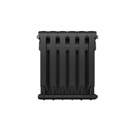 Bimetallic radiator Royal Thermo Biliner New/Noir Sable, 500 x 80 mm, 6 sections, black-2