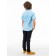 Pants for ISee boys, height 134-140 cm, black color