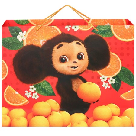 Gift package, 40x31x11.5 cm, packaging, Cheburashka-3