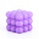 Figure Aromatic Candle "Babble Cube", 5.5x6 cm, lavender