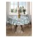 The tablecloth “Snow settlement”, round, Saten, d = 150 cm