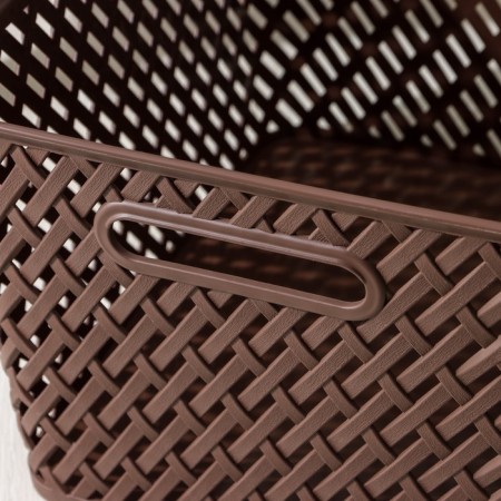 Storage basket "Book", 34.5 × 30 × 22.5 cm, brown color-2