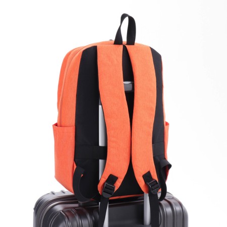 School backpack from lightning textiles, Fulldorn, 4 pockets, Orange color-6