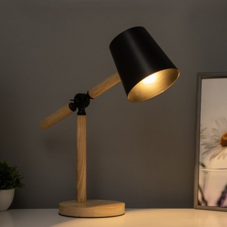 Table lamp "Relis" E27 40W black 15x15x44 cm Risalux-1