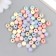 Beads for creativity plastic "pastel colors" matte set 20 grams d = 0.8 cm