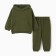Children's costume (sweatshirt, trousers), green color, height 86 cm