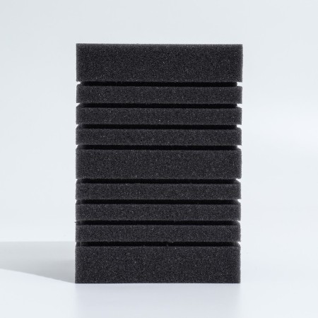Rectangular sponge for the turbo filter No. 16, 14 x 14 x 20 cm, gray-1