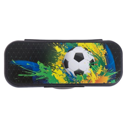 Penal Plastic case 90*215*43 Design of Istanm Football, Black-5