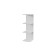 Shelf for PC colors 250x266x815 mm, MMF color white