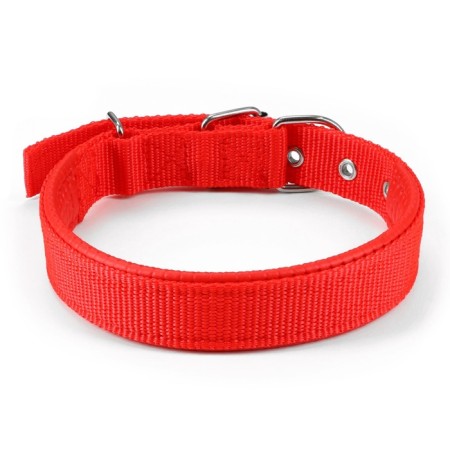 Collar "Comfort" Combined, 55 x 2.5 cm, Osh 40-50 cm, red-2