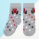 Socks for the boy "Blue Tractor", 16-18 cm, color gray color
