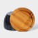 Bank for bulk products Magistro Marte, Marble, 150 ml, D = 10 cm, black color