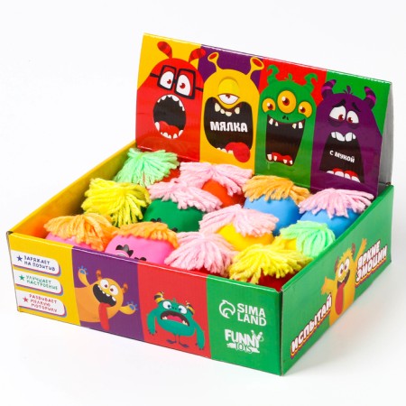 Antistress Capitol Monsters, in showbox, with flour-4