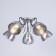 Cellular Bell 5x40W e27 chrome, black chrome 57x57x22 cm