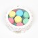 Box for Makarun Tubus with the Window "Happy New Year" 18 x 18 x 6 cm