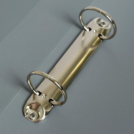 Folder on 2 rings A4 Calligrata, 40mm, 700mm, pocket at the end, gray-2