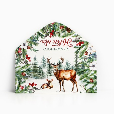 The envelope for the money "Fairytale New Year", 16.5 x 8 cm, New Year-1