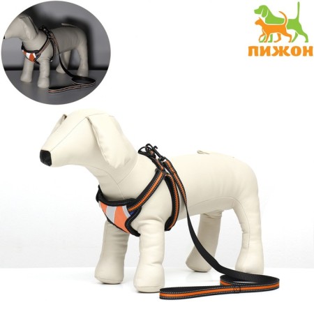 The ammunition set is reflective, size m, og 40-70 cm, sling 2 cm, orange