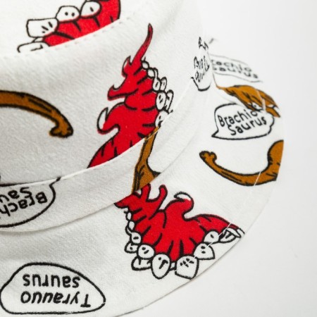 Panama Children's Minaku "Dinosaurs", white color, size 46-48-1