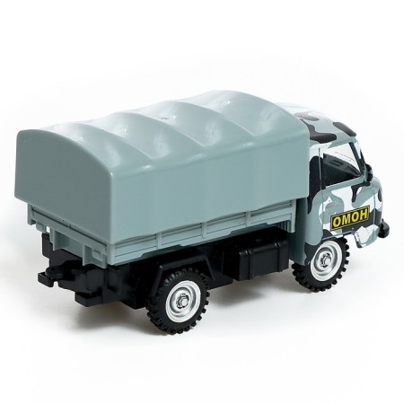 Metal machine "UAZ 452. OMON", inertia, 1:43-2