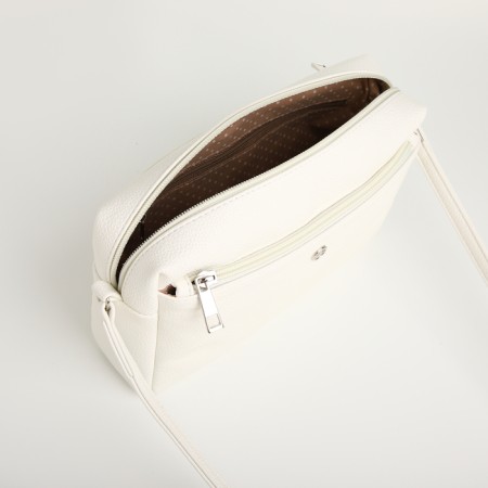 Women's bag with lightning, white color-4
