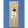 Candle for Cake "Gentleman", number "9", white