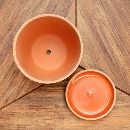 Flower pot 2.2 l, yellow-3