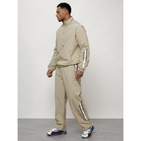 Sports suit men's, size 54, beige color-1