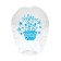 The flashlight of desires “Happy Birthday!”, Cake, dome, white