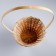 Wicker basket, bamboo, natural color, long handle